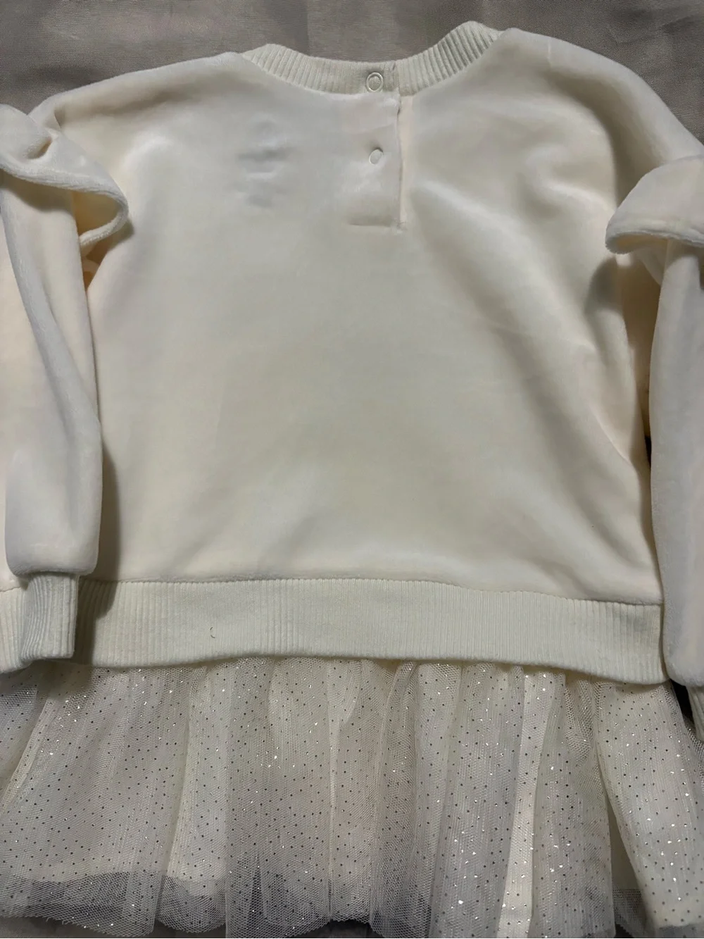 Disney Cream Winnie the Pooh Tulle-Hem outfit